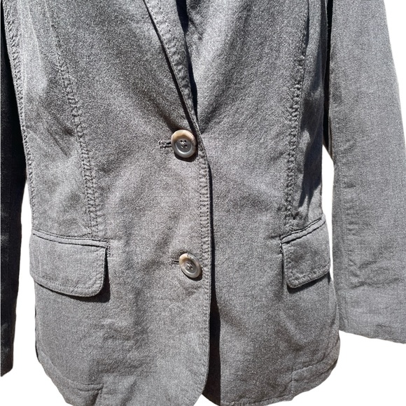 J. Jill Blazer Jacket XS Grey Lightweight - Picture 6 of 13